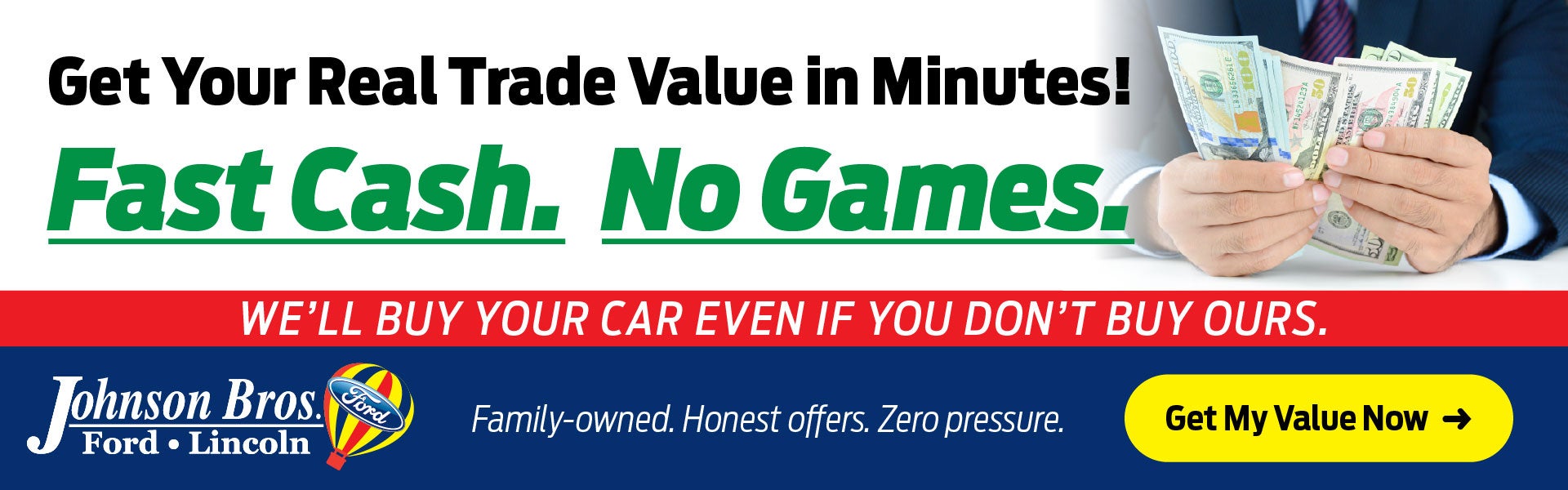  Top Dollar Trade-Ins at Johnson Brothers Ford in Temple, TX.