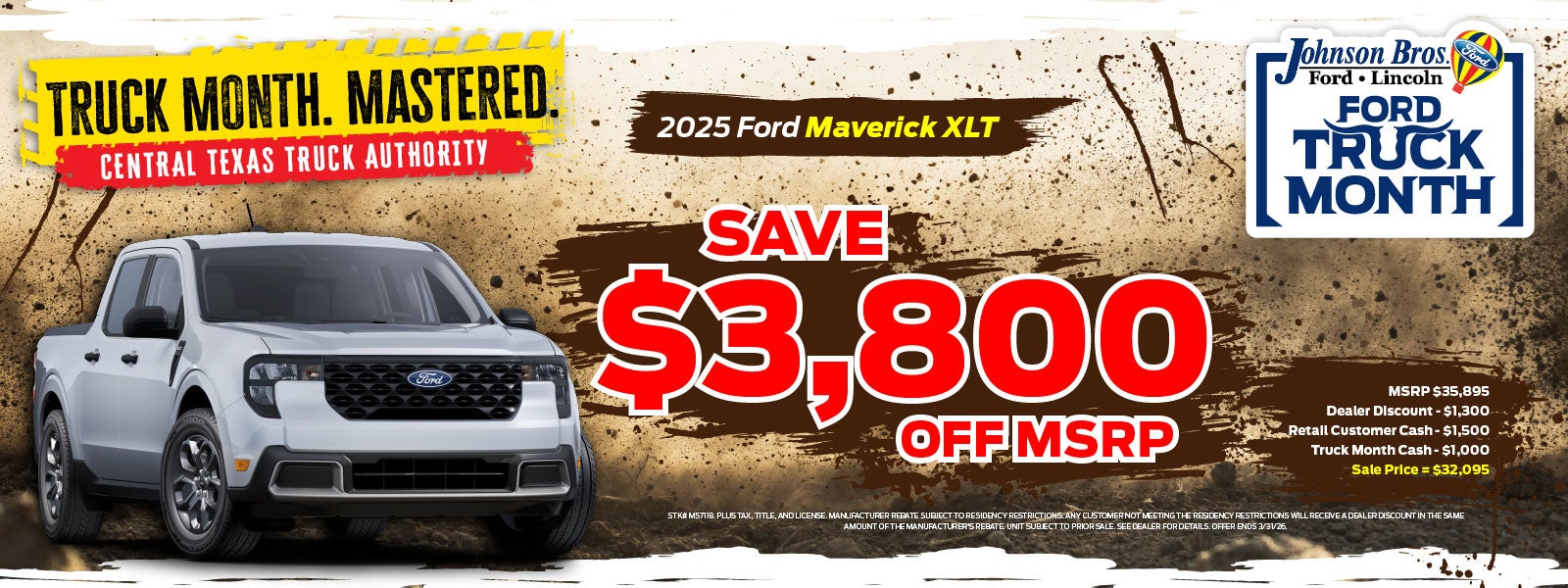 Ford Maverick Truck Month Offer