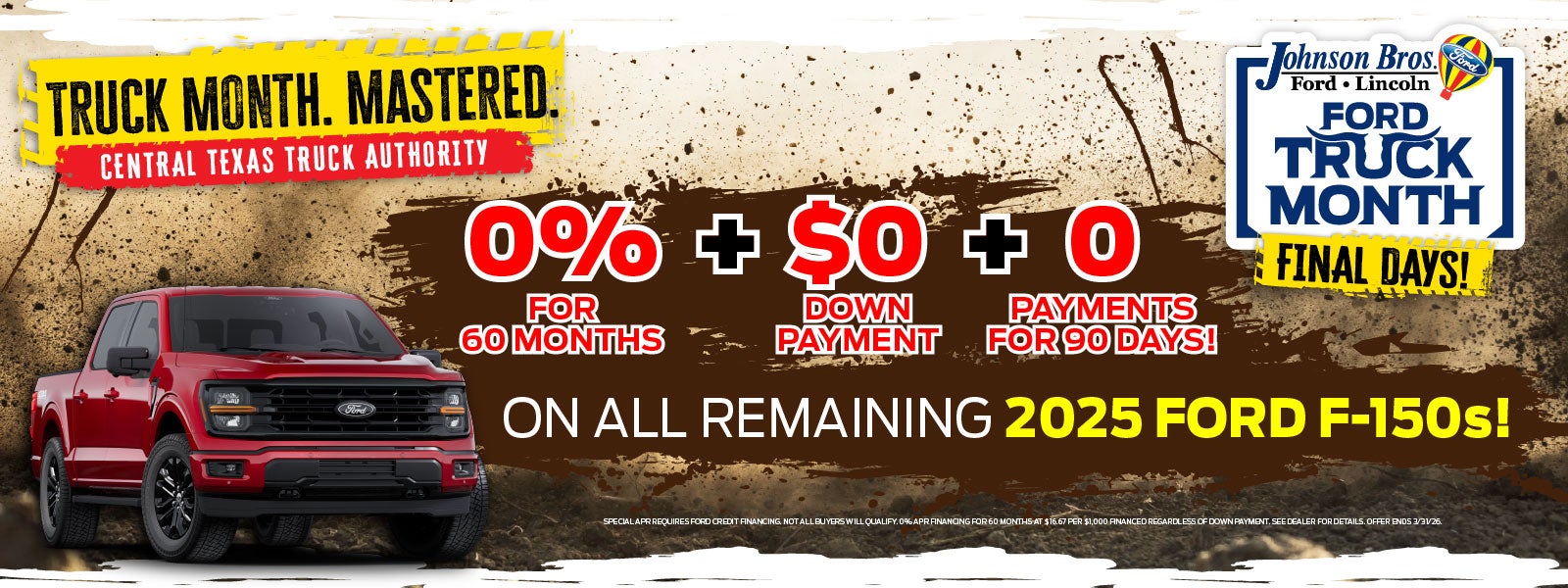 F-150 Truck Month Offer