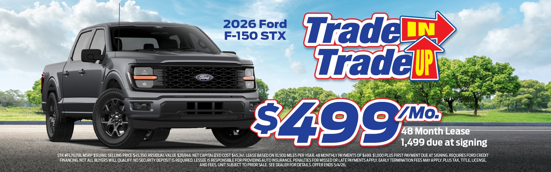 Trade In Trade Up - On a New F-150