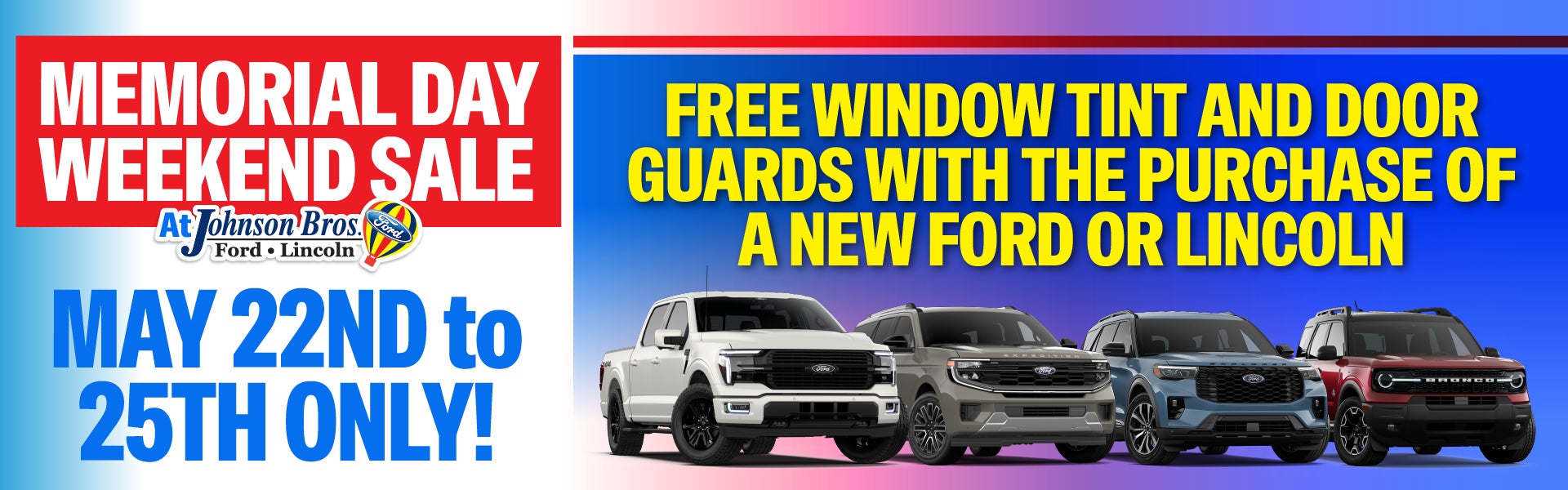 Free Window Tint & Door Guards- Plus Employee Pricing 