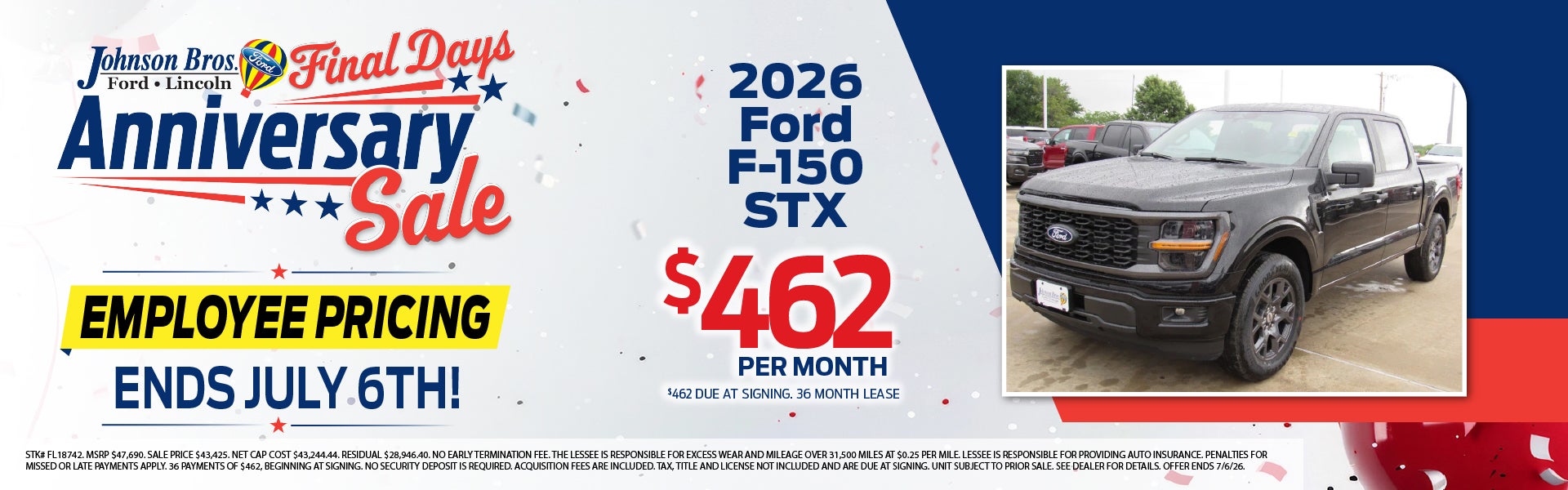 F-150 Lease Special!! 